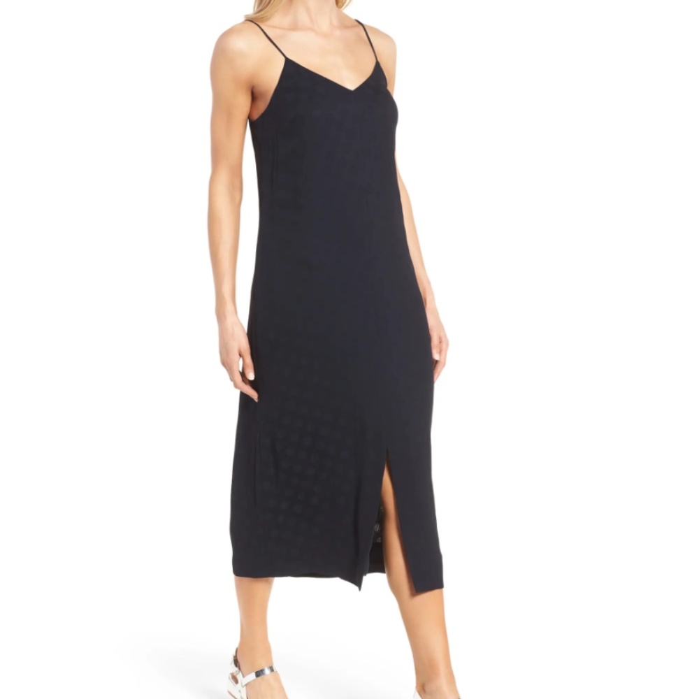Nordstrom Collection Shadow Dot Midi Dress